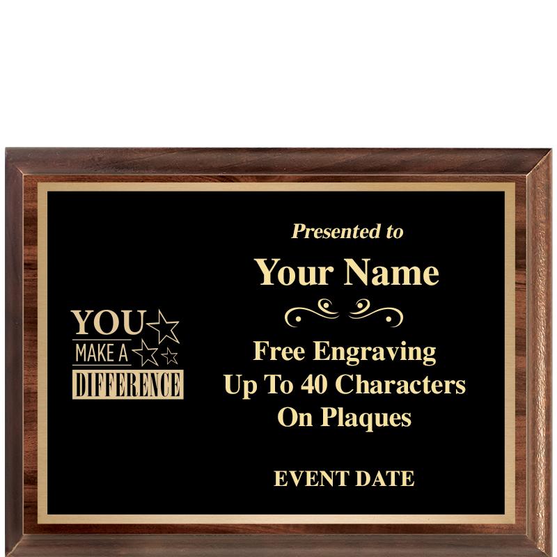 8X6 CLASSIC WOOD PLAQUE