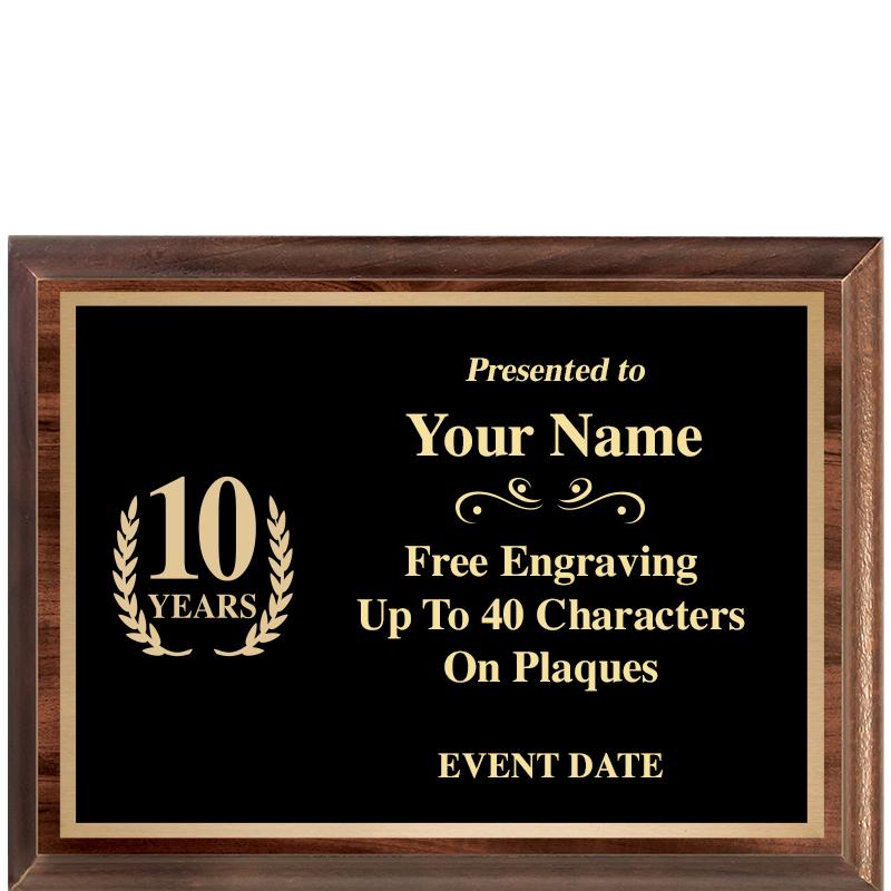 8X6 CLASSIC WOOD PLAQUE