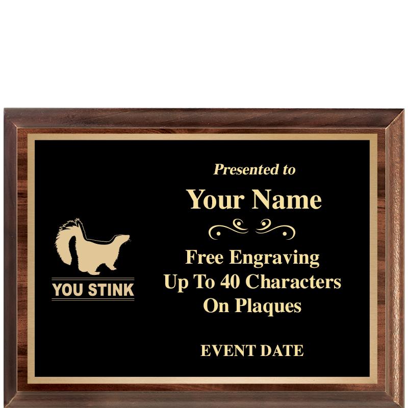 8X6 CLASSIC WOOD PLAQUE