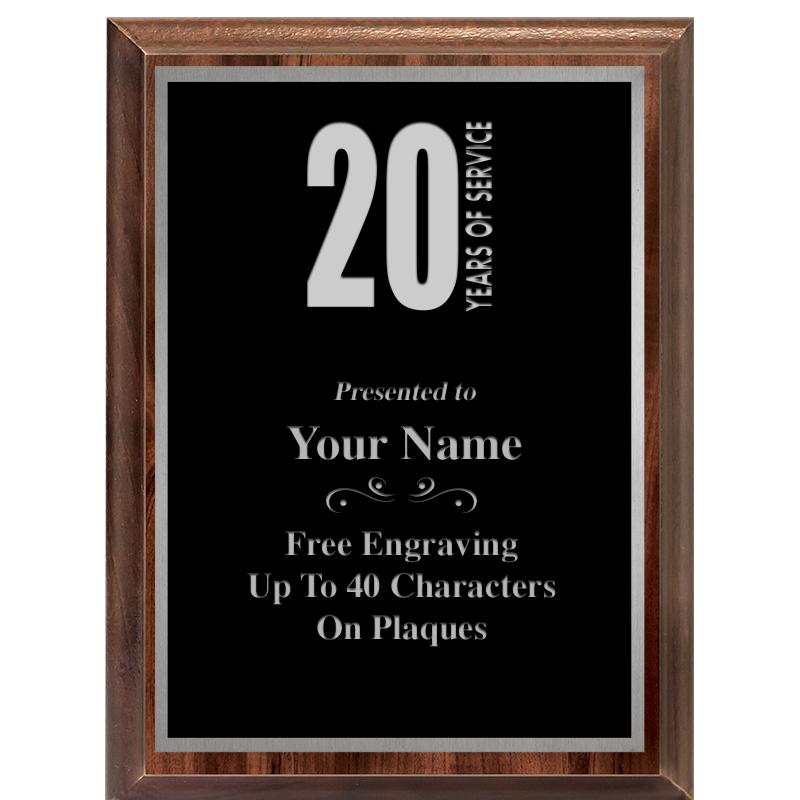 6X8 CLASSIC WOOD PLAQUE SV