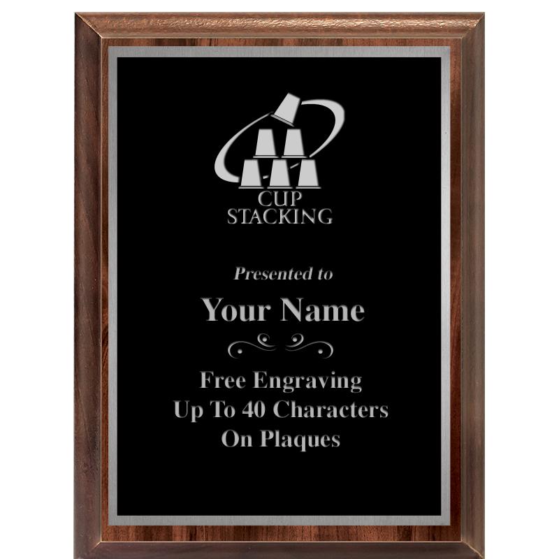 6X8 CLASSIC WOOD PLAQUE SV