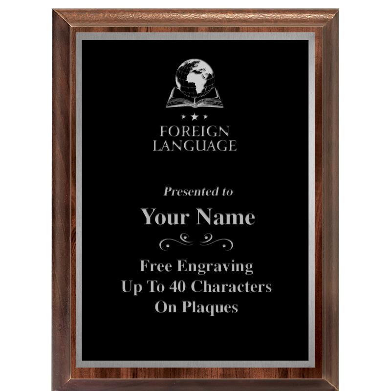 6X8 CLASSIC WOOD PLAQUE SV