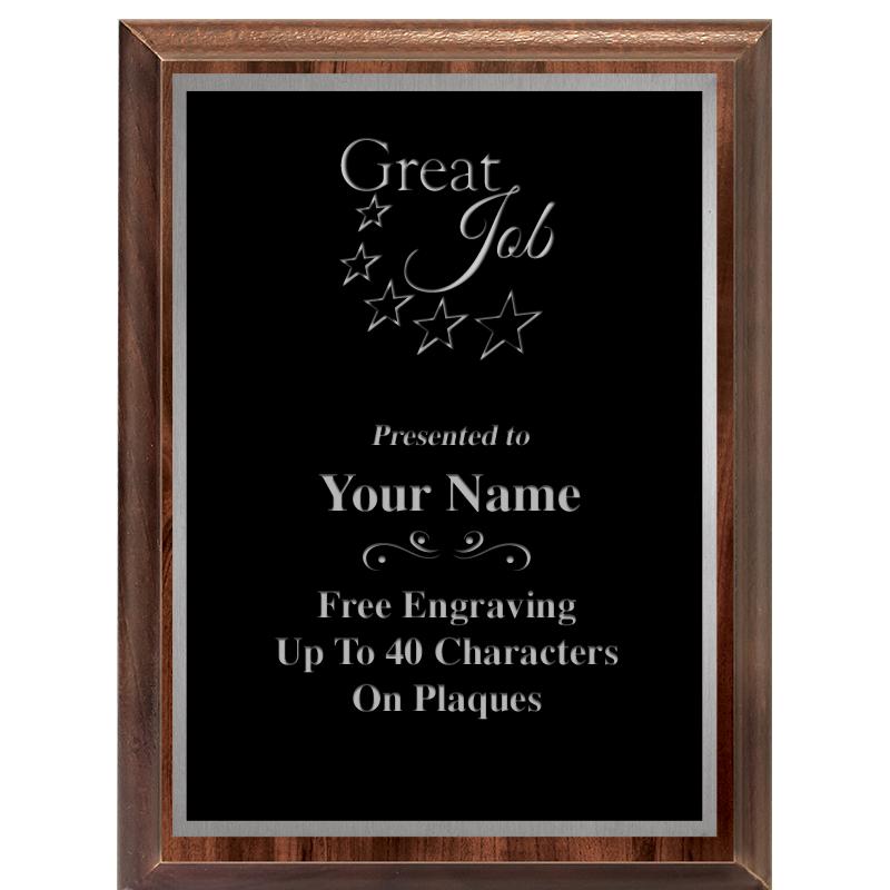 6X8 CLASSIC WOOD PLAQUE SV