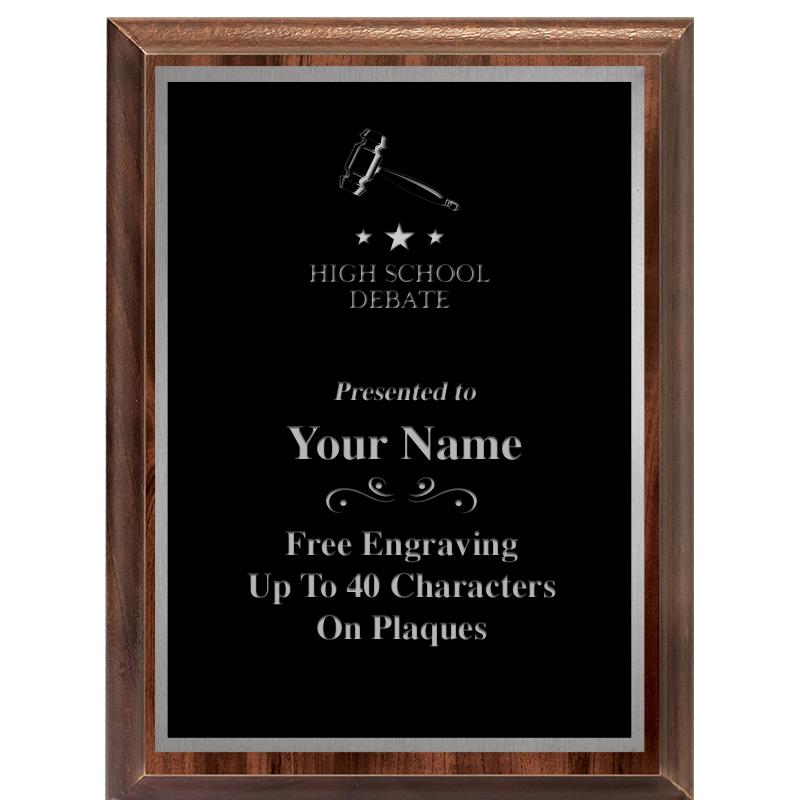 6X8 CLASSIC WOOD PLAQUE SV