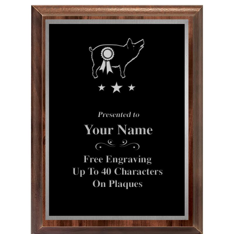 6X8 CLASSIC WOOD PLAQUE SV