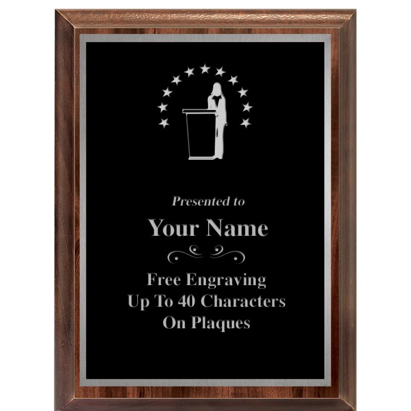 6X8 CLASSIC WOOD PLAQUE SV