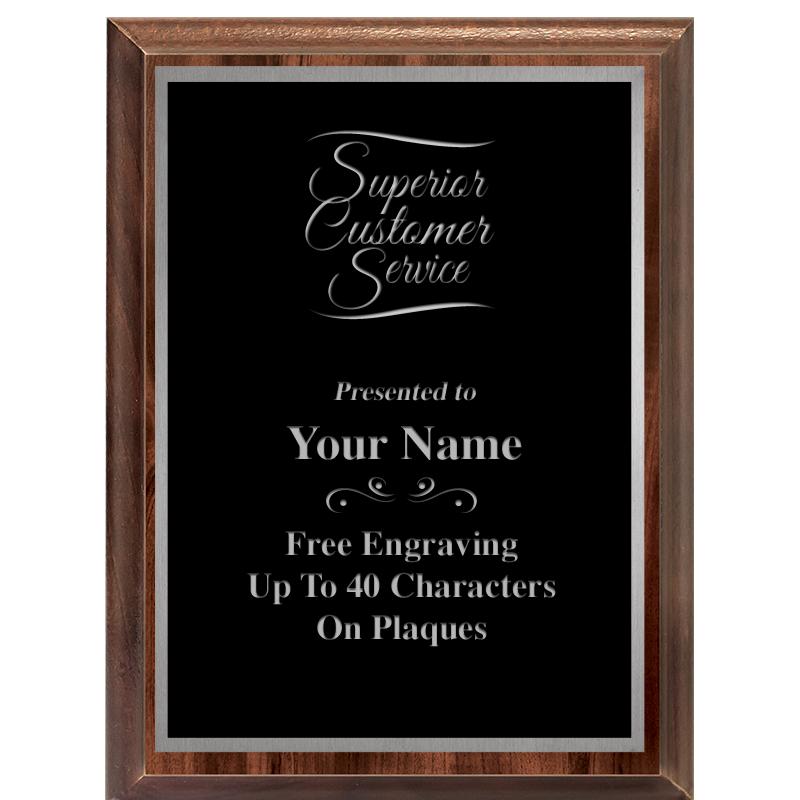 6X8 CLASSIC WOOD PLAQUE SV
