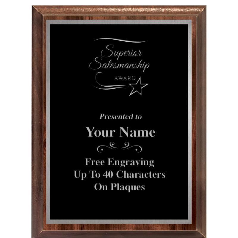 6X8 CLASSIC WOOD PLAQUE SV
