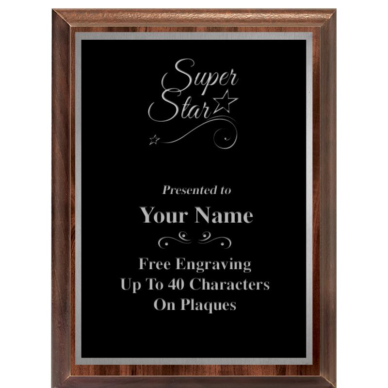6X8 CLASSIC WOOD PLAQUE SV