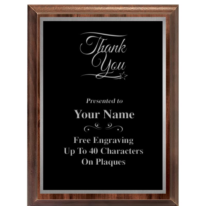 6X8 CLASSIC WOOD PLAQUE SV