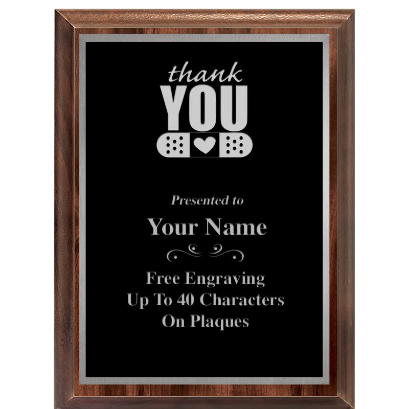 6X8 CLASSIC WOOD PLAQUE SV