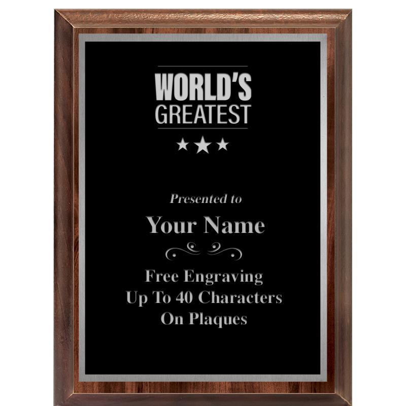 6X8 CLASSIC WOOD PLAQUE SV