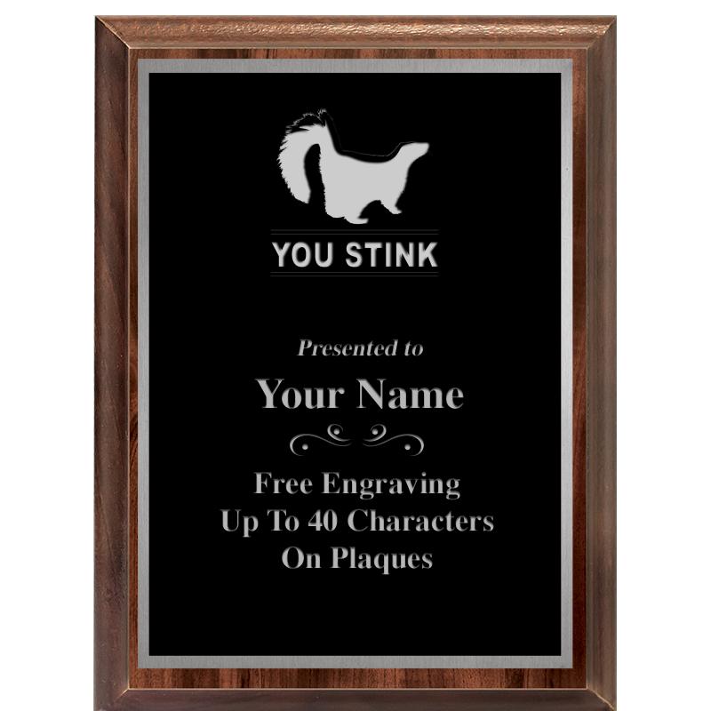6X8 CLASSIC WOOD PLAQUE SV