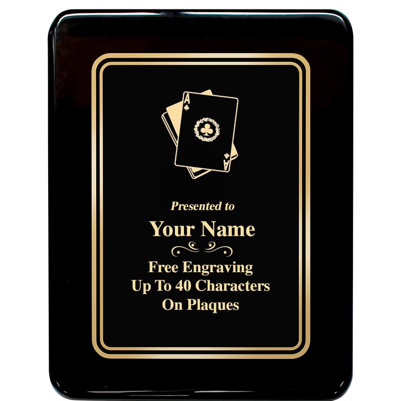 7x9 BLK MTL PLT CHATOYNT EBNY