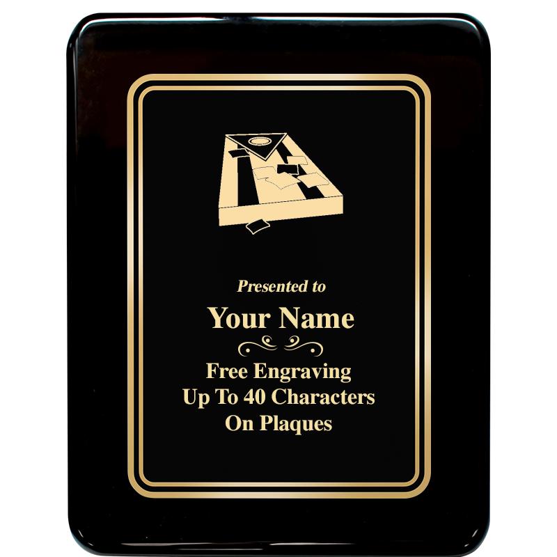 7x9 BLK MTL PLT CHATOYNT EBNY