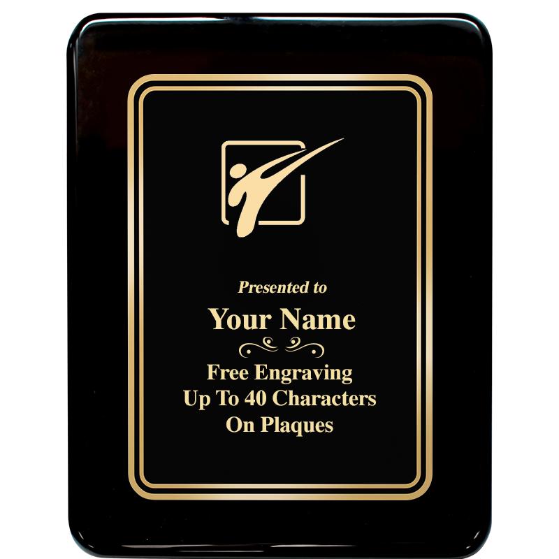 7x9 BLK MTL PLT CHATOYNT EBNY