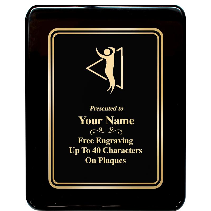 7x9 BLK MTL PLT CHATOYNT EBNY