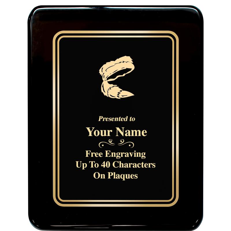 7x9 BLK MTL PLT CHATOYNT EBNY