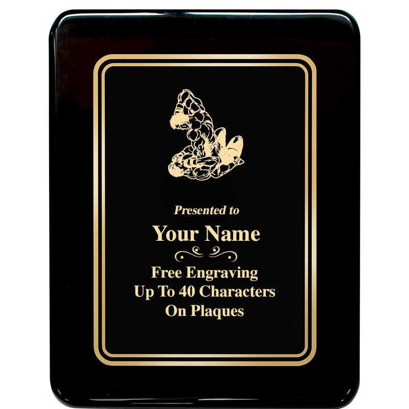 7x9 BLK MTL PLT CHATOYNT EBNY