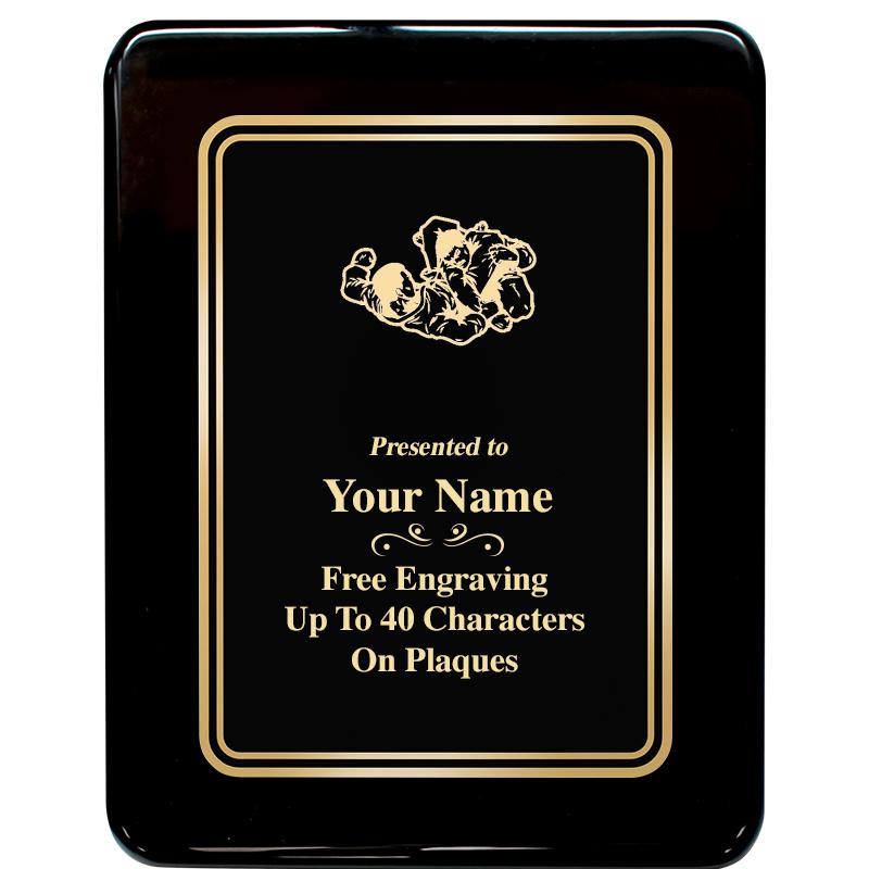 7x9 BLK MTL PLT CHATOYNT EBNY