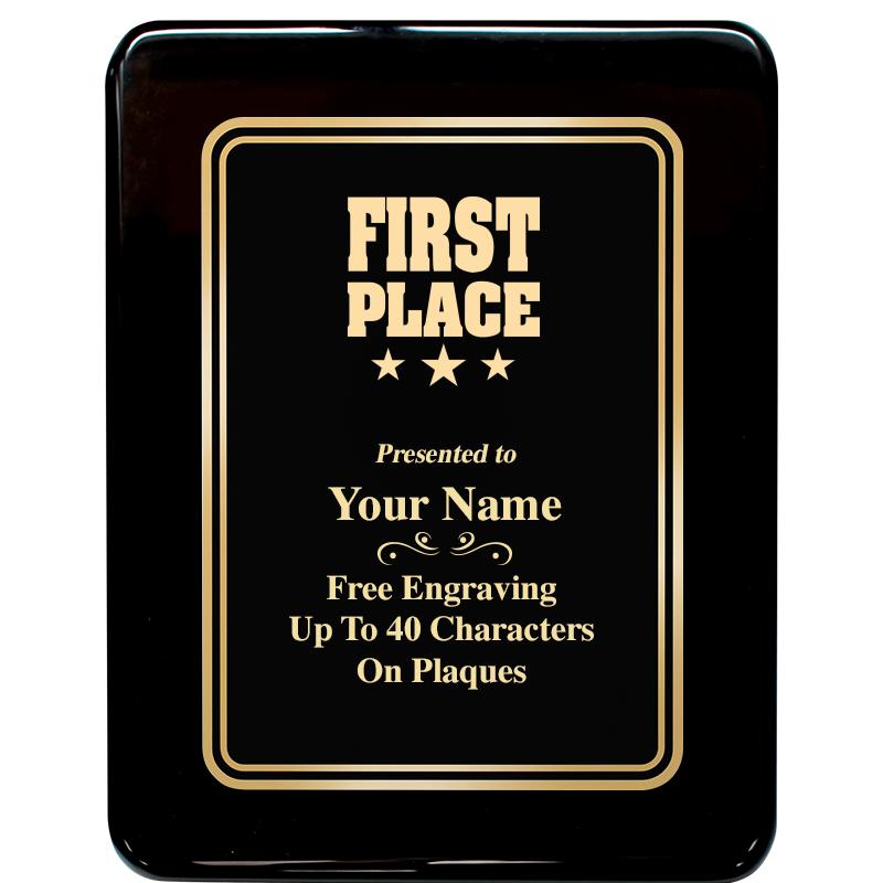 7x9 BLK MTL PLT CHATOYNT EBNY