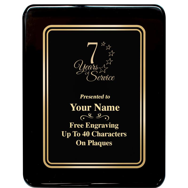 7x9 BLK MTL PLT CHATOYNT EBNY