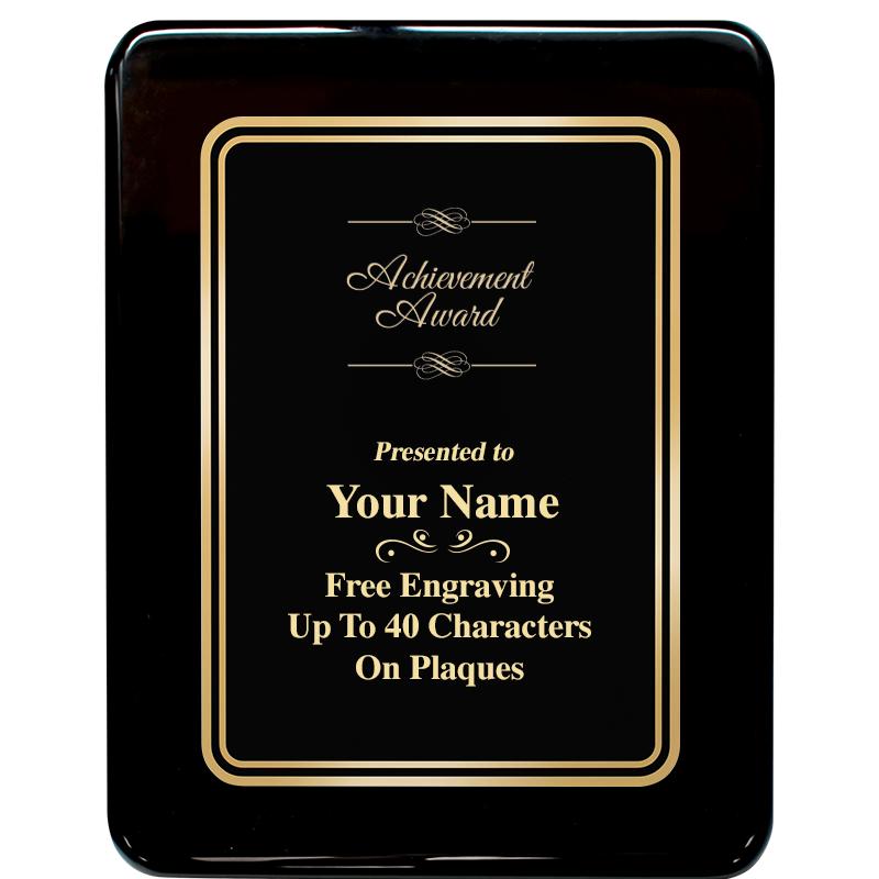 7x9 BLK MTL PLT CHATOYNT EBNY