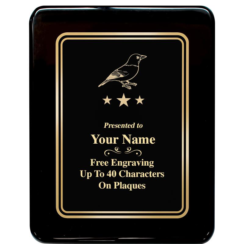 7x9 BLK MTL PLT CHATOYNT EBNY