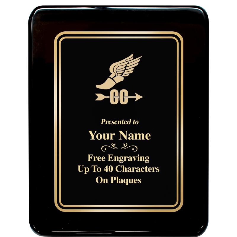 7x9 BLK MTL PLT CHATOYNT EBNY