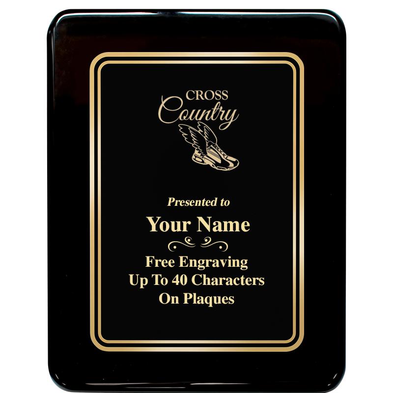 7x9 BLK MTL PLT CHATOYNT EBNY