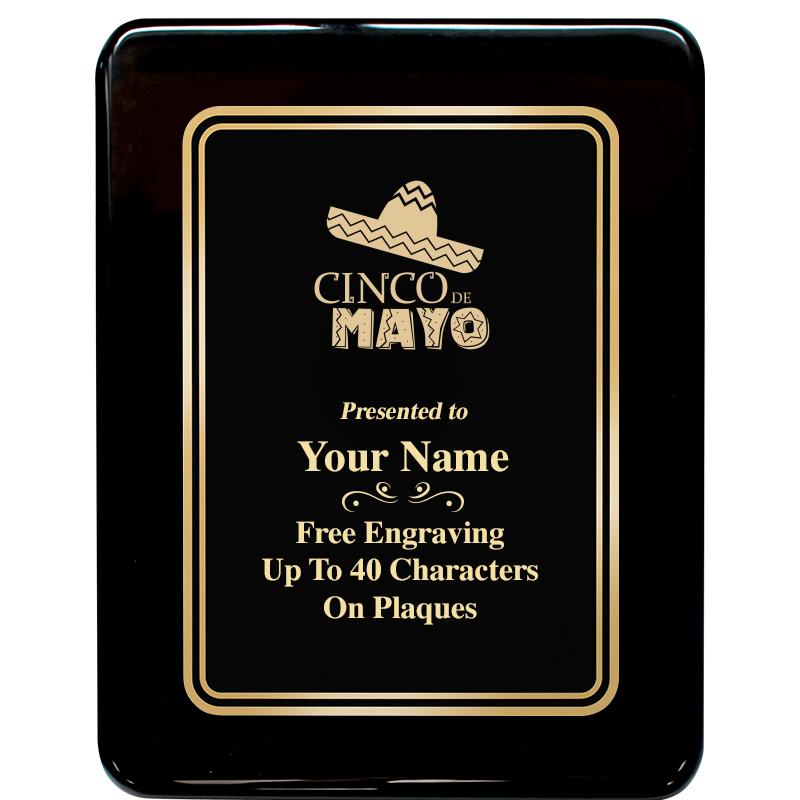 7x9 BLK MTL PLT CHATOYNT EBNY