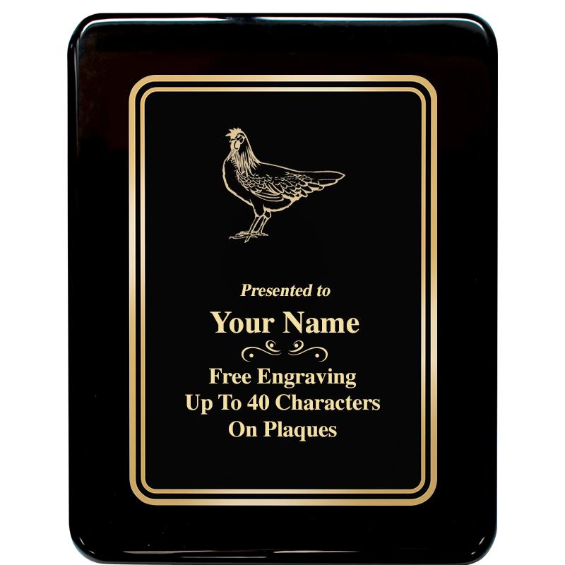 7x9 BLK MTL PLT CHATOYNT EBNY