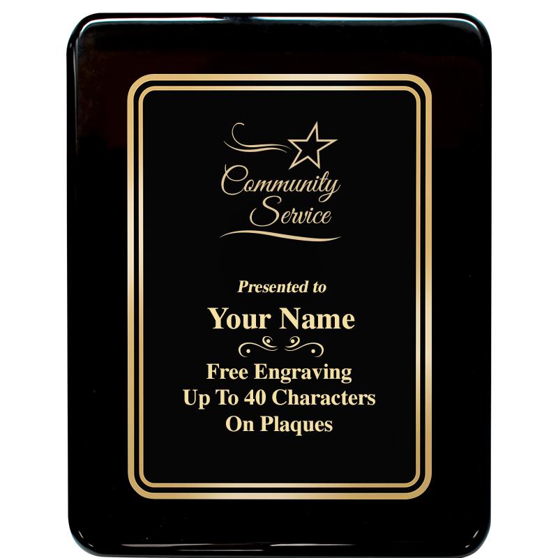 7x9 BLK MTL PLT CHATOYNT EBNY