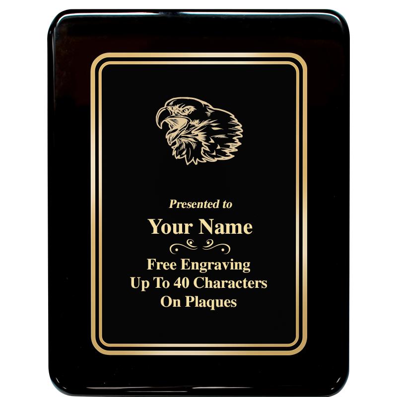 7x9 BLK MTL PLT CHATOYNT EBNY