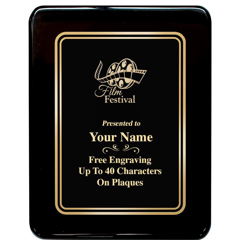 7x9 BLK MTL PLT CHATOYNT EBNY