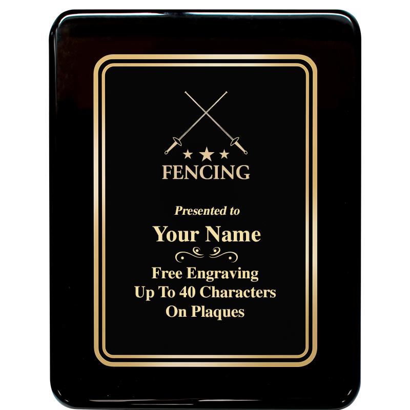 7x9 BLK MTL PLT CHATOYNT EBNY