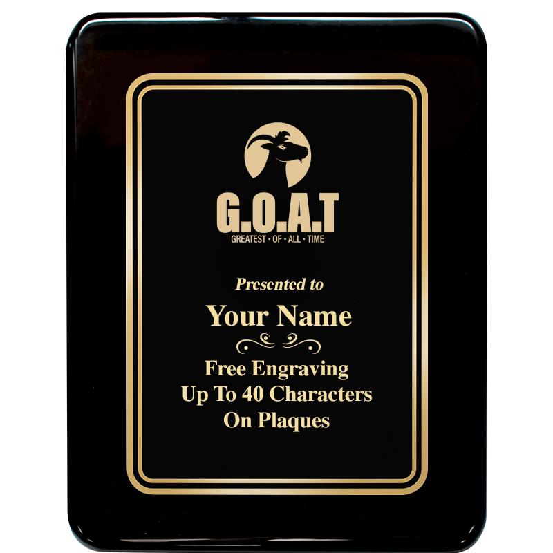 7x9 BLK MTL PLT CHATOYNT EBNY