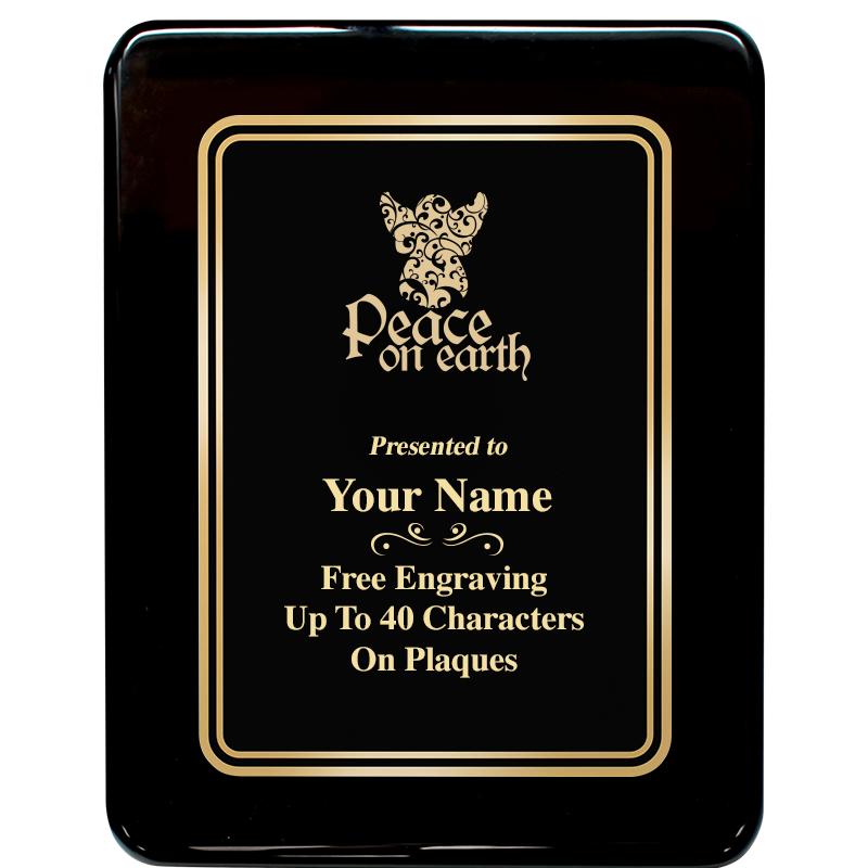 7x9 BLK MTL PLT CHATOYNT EBNY