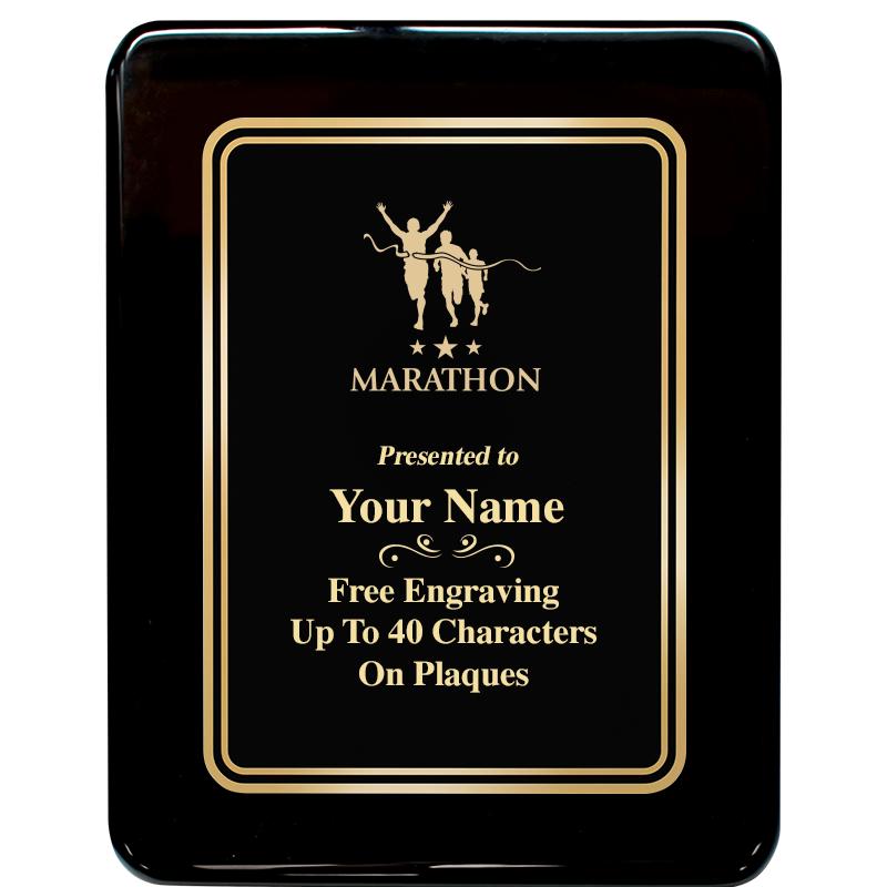 7x9 BLK MTL PLT CHATOYNT EBNY