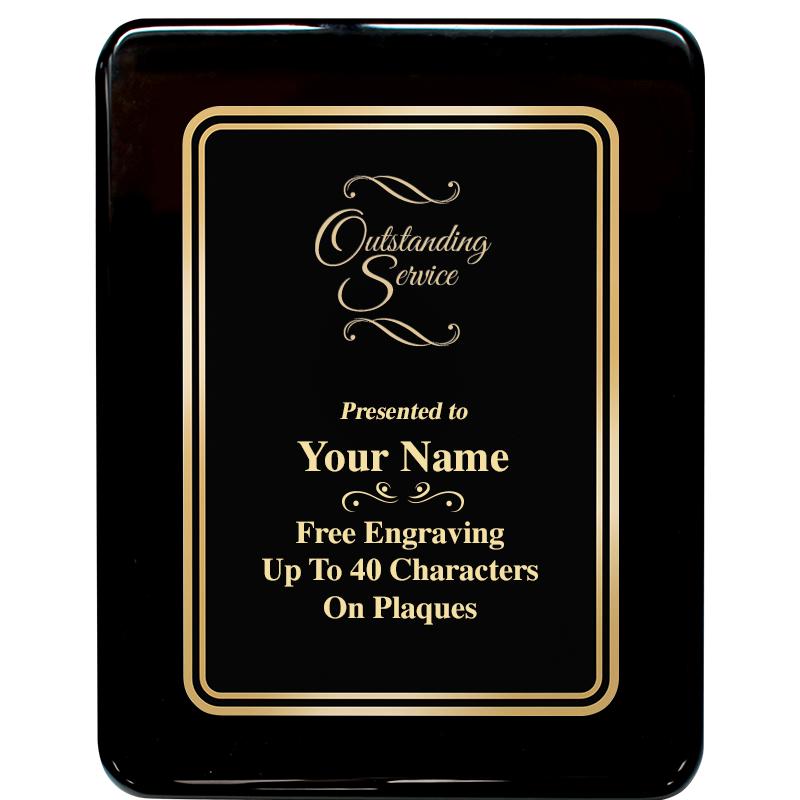 7x9 BLK MTL PLT CHATOYNT EBNY