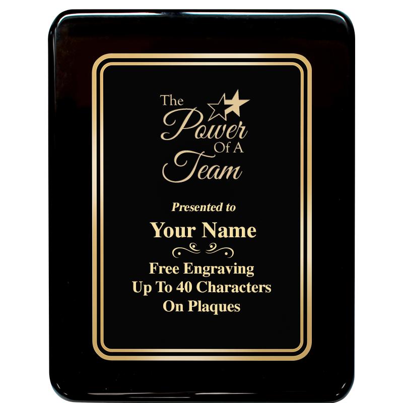 7x9 BLK MTL PLT CHATOYNT EBNY