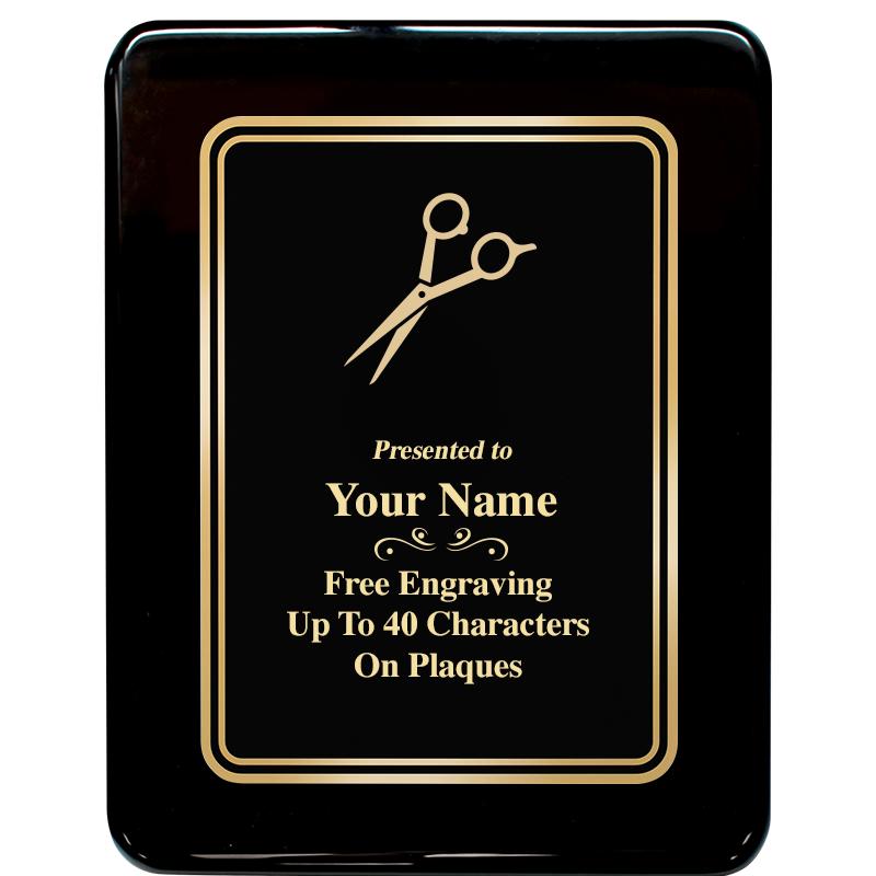 7x9 BLK MTL PLT CHATOYNT EBNY