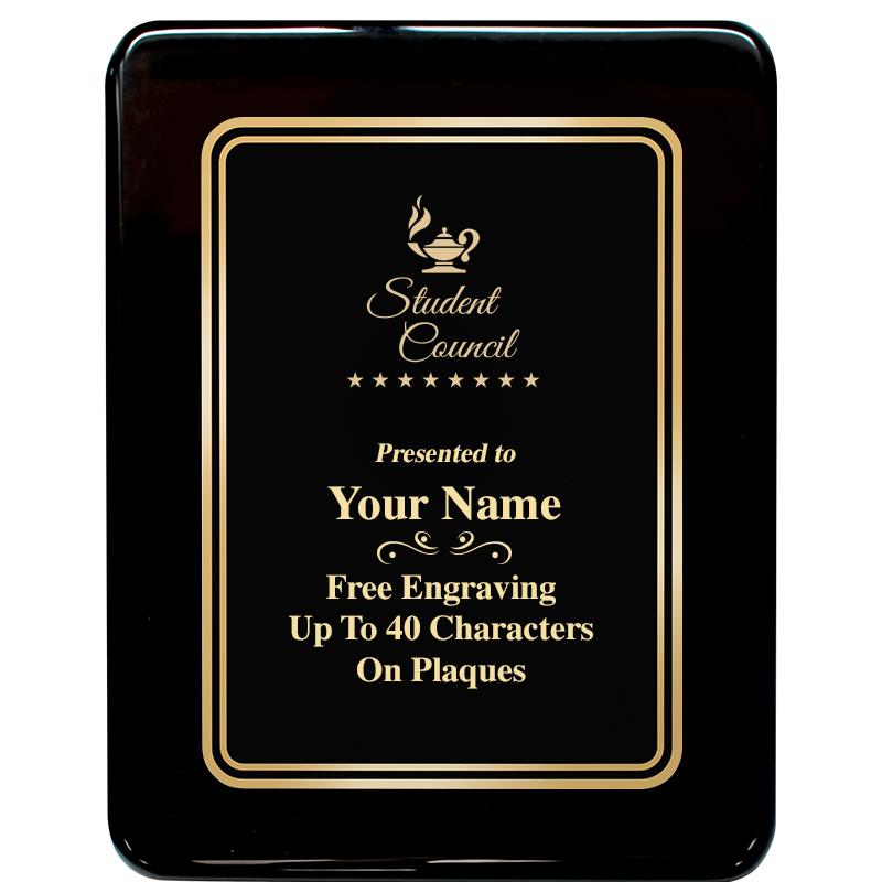 7x9 BLK MTL PLT CHATOYNT EBNY