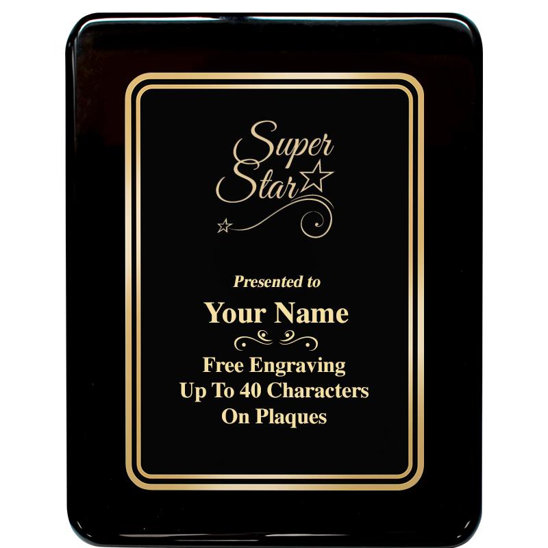 7x9 BLK MTL PLT CHATOYNT EBNY