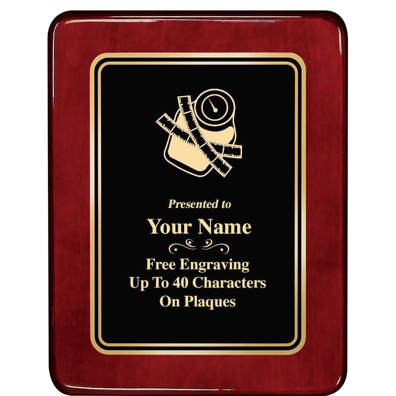 7x9 BLK MTL PLT CHATOYNT RSWD