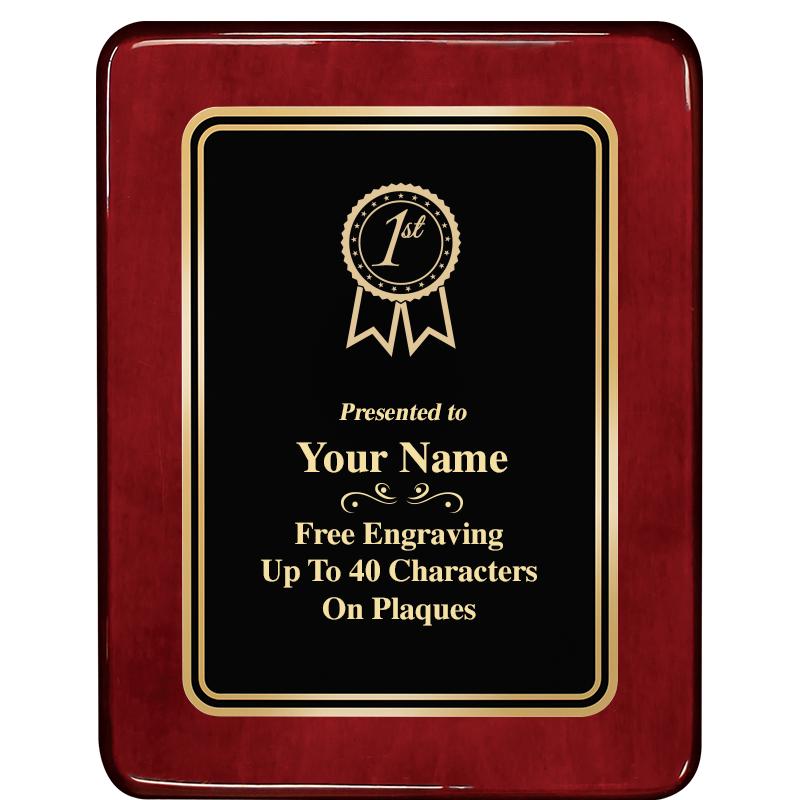 1st Place Plaques Crown Awards