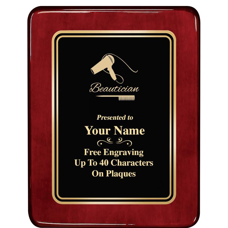 7x9 BLK MTL PLT CHATOYNT RSWD