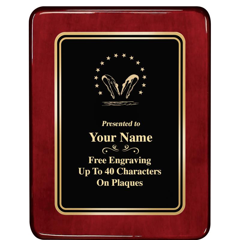 7x9 BLK MTL PLT CHATOYNT RSWD