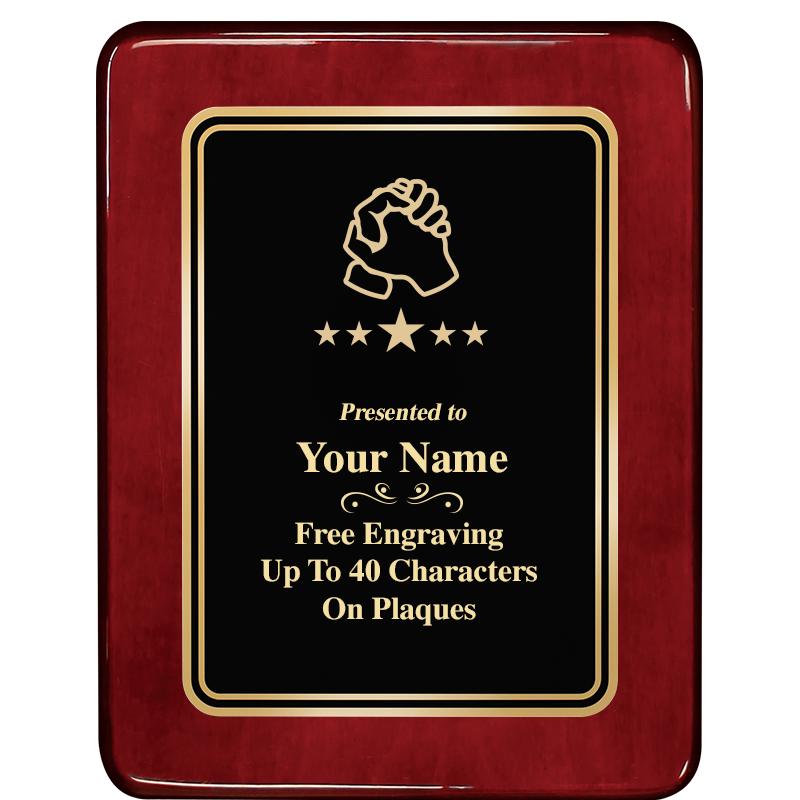 7x9 BLK MTL PLT CHATOYNT RSWD