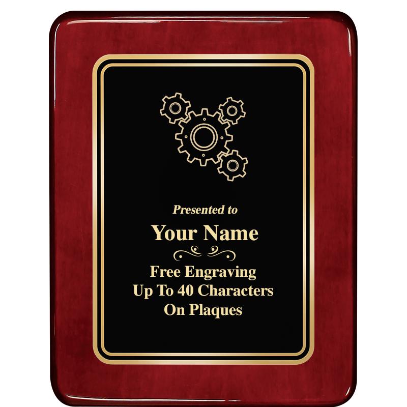 7x9 BLK MTL PLT CHATOYNT RSWD